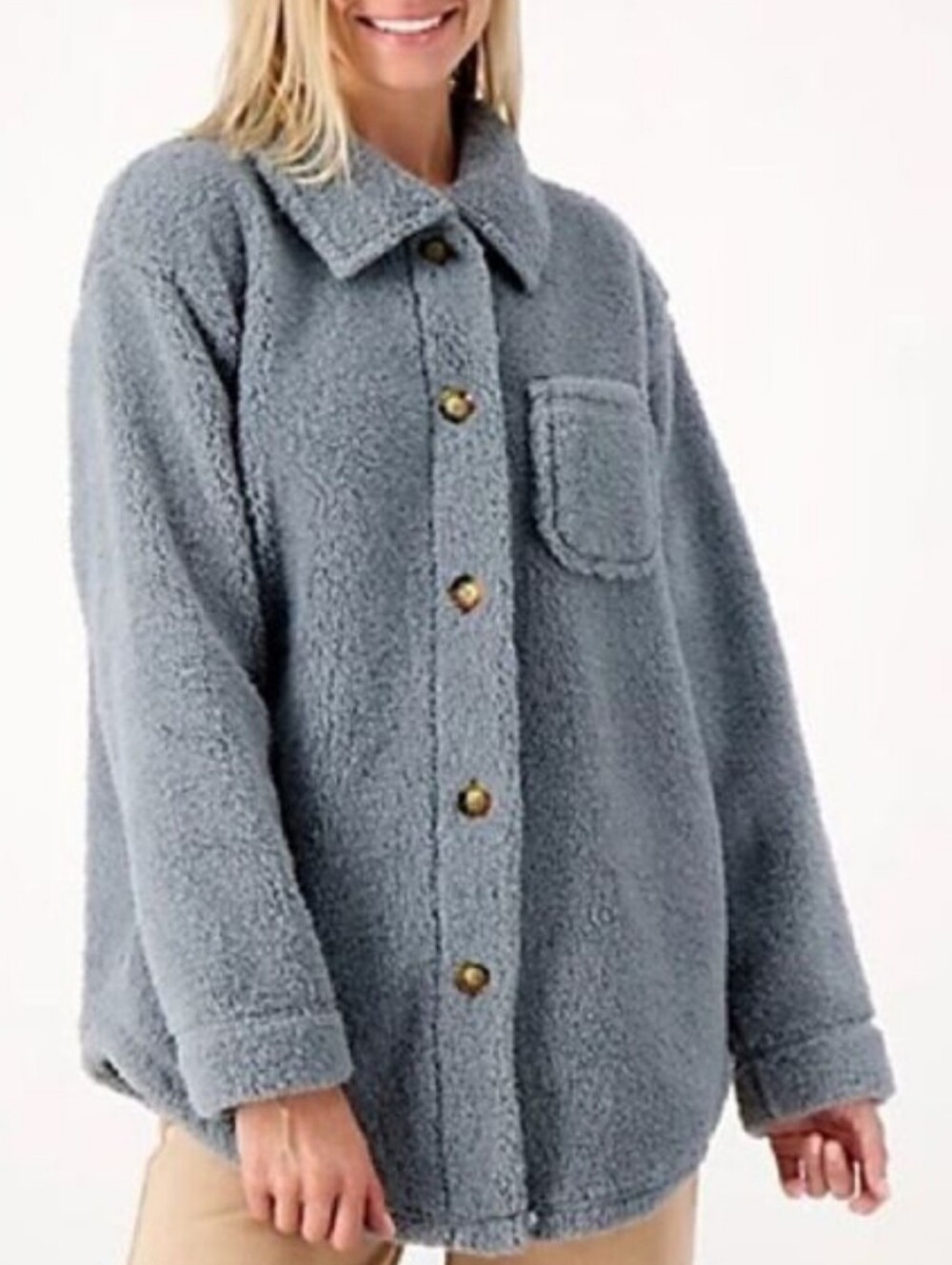 Koolaburra By Ugg Brushed Back Cozy Sherpa Jacket